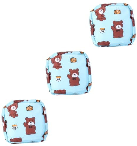 3 Pièces porte-serviette hygiénique organisateur de toilette trousse de maquillage de voyage Porte-monnaie poche de voyage femme voyage femme porte-serviettes hygiéniques Healeved