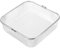 Cabilock Panier Friteuse À Air Carré Acier Inoxydable Avec Poignée Accessoire Multifonction Pour Friture De Pommes De Terre Frites Et Poulet Conception Perforée Pour Cuisson Saine Et Croquante