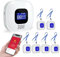 WIOONI Notrufknopf für Senioren Notruf Kabellos Notfallknopf, Hausnotruf Intern, WiFi Smart SOS Notrufknopf-Alarm Set 6 Sender 1 Empfänger, Kompatibel mit Tuya Smart/Smart Life (Nur 2.4GHz Wi-Fi)