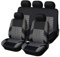 YUEDAM Autositzbezüge für BMW X1 E84 2010 2011 2012 2013 2014 2015, Stoff Sitzbezug Schonbezüge Sets Atmungsaktiv Sitzschoner Rutschfester Bequem Sitzkissenschutz Zubehör,B/Gray