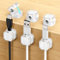 COCOMAX 6 Stück Kabelhalter Selbstklebend Kabelclips,Stark Haftende Kabelhalter Magnetisch Kabel Organizer Clips, große Blende Kabelmanagement für Schreibtisch/Nachttisch/USB Cable Holder-Transparente