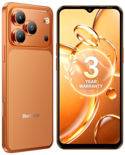 Blackview WAVE 7C 4G Unlocked Mobile Phone, Android 16 Smartphone, 128GB | Android phone everyday first or backup 4G phone with 4GB physical RAM, 5000mAh battery, dual SIM and up to 2TB microSD