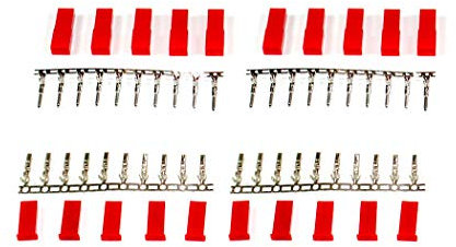 marfitec © 10 Paar JST/BEC kompatibel Stecker + Buchse zum crimpen (20 Stück)