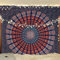 Bless International Indischer Hippie Bohemian Psychedelic Peacock Mandala Wandbehang Bettwäsche Tapisserie (Golden Blue White, Twin (137x182Inches) (140x185cms))