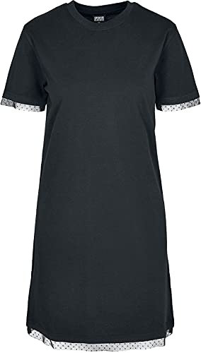 Urban Classics Robe en Dentelle Boxy pour Femme, Black, XXXXL