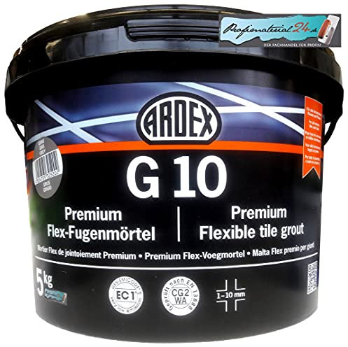 Ardex Mortier de jointoiement G10 de qualité supérieure - 5 kg - Blanc