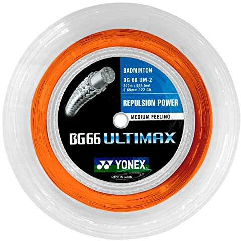 YONEX BG66 Ultimax 200 M 0,65 mm, Mehrfarbig, one Size