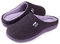 RockDove Women's Original Two-Tone Memory Foam Slipper, Size 7/8 UK Women, Eggplant