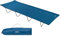 Aktive 52859 - Klappliege, Klappbares Campingbett, Strandliege, Klappbare Outdoorliege, Gartenhängematte, Schwerlastliege, Marineblau, 100kg, 180x60x18 cm