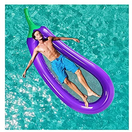 AXTMR Sommer-Wasser-Hängematte, aufblasbarer Swimmingpool-Schwimmstuhl,luftmatratze Netz für Erwachsene und Kinder, maximales Traggewicht 100 kg,style1