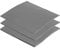 OwlTree 3 Pack Thermal Pad, 100x100mm, 0.5mm, 1mm, 1.5mm, Highly Efficient 12.8W/mK, Heat Resistant Silicone Grease for Laptop Heatsink CPU GPU SSD IC LED Cooler