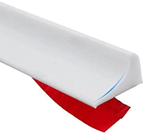 4M Silicone Shower Threshold Water Barrier,Sink Wet Room Floor Water Barrier,Shower Sealing Strip,Bathroom Seal Strip,Bath Edging Trim Strip for Bathtub,White
