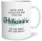 OWLBOOK® Hinter glücklichem Kind steht Hebamme Tasse mit Spruch Hebamme als Dankeschön Abschied Keramik 300 ml