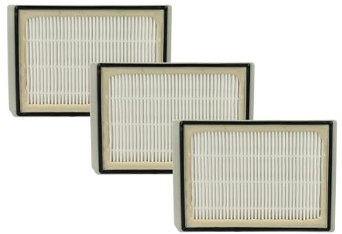 vhbw 3x Filtro compatible con Ufesa AC5500/05, AC5500/06, AC5500/09, FA0500 aspiradora - Filtro HEPA antialérgico