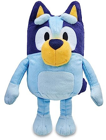 Bluey - Peluche Parlante, Juguete electónico de la perrita Sonido, 9 Frases Diferentes como el Personaje de la Serie, Mide 25 cm, para niños y niñas Desde 3 años, Famosa (BLY16111)