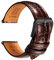 REZERO Leder-Uhrenarmbänder für Herren, Krokodilprägung Uhrenarmbänder mit Schnellverschluss, Ersatz Armband aus Echtem Leder für Uhren 19mm 20mm 21mm 22mm