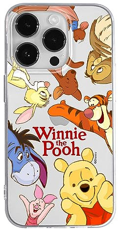 ERT GROUP Handyhülle für iPhone 14 PRO Original und offiziell Lizenziertes Disney Muster Winnie The Pooh & Friends 046 optimal an die Form des Handy angepasst, teilweise transparent