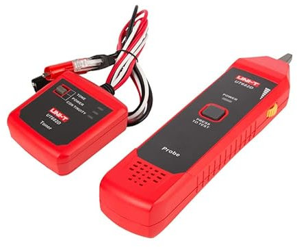 UNI-T Uni-trend Cable and network tester UT682 UT682D Wire Tracker Toner Probe Telephone Line Network Cable Ethernet LAN Tester Calibration Detector Line Finder(UT682D)