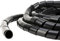 5 Metres 4mm Spiral Wrap Cable Tidy Flexible Lead Binding/PC TV Home Cinema Wire Management CCTV