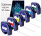 6x MSudoku Kompatibel mit Dymo LetraTag Etikettenband 16951 91221 91222 91223 91224 91225, Ersatz für Dymo LetraTag LT-100H LT-100T XR QX-50 200B (12 mm x 4 m, Kunststoff)