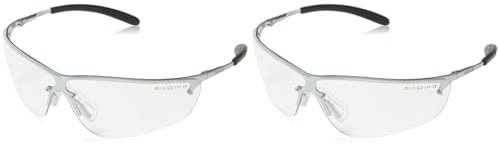 Bollé Silpsi goggles with clear glasses, size unit, black (Pack of 2)