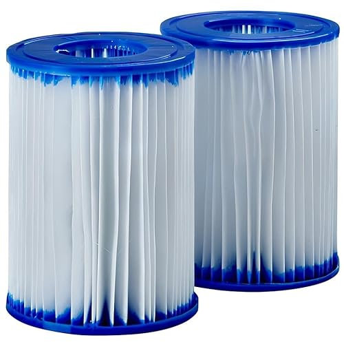 2 pz - Filtro Cartuccia di Ricambio per Filtro/Pompa Bestway 58094 per Piscine