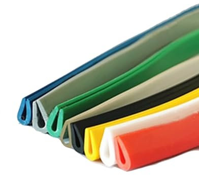 bande d'isolation Bande d'étanchéité en caoutchouc for canal U 3x6mm 0.5-1mm verre métal bois panneau bord garde anti-bruit (Size : Noir)