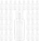 MOUYAT 110PCS 30ml Transparent Flip Cap Bottles, Empty Clear Travel Bottle with Lids, Plastic Refillable Flip Top Bottles for Trip