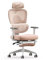 MUSSO E600SE Chaise de bureau ergonomique à 3 niveaux réglables avec accoudoirs et appuie-tête réglables en 3D avec repose-pieds, adaptée pour femmes et adolescents, protection de la colonne