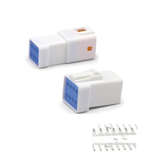 Micro Harnais Automobile de Type JST, étanche, Faible Courant, connecteur mâle et Femelle 2/3/4/6/8 Broches 02/3/4R/S-JWPF-VSLE-D, 10 Jeux(8P 10Pcs)