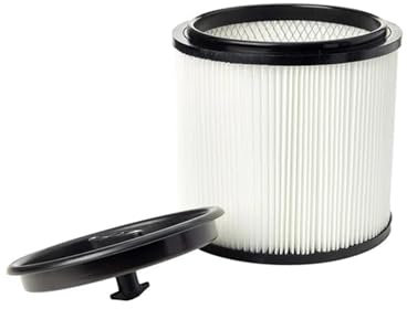 TROGPYXG 1 Paquete 951333 Filtro HEPA de Cartucho Universal for aspiradora Compatible con Vacmaster Filtro Lavable Compatible con aspiradoras en seco y húmedo de 15 a 60 l