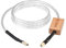 DREEK Câble USB HiFi A vers B en Argent Pur Câble Audio USB Dac C vers B Câble Audio OTG for PC Téléphone Portable Dac(Silver,2 Meters)