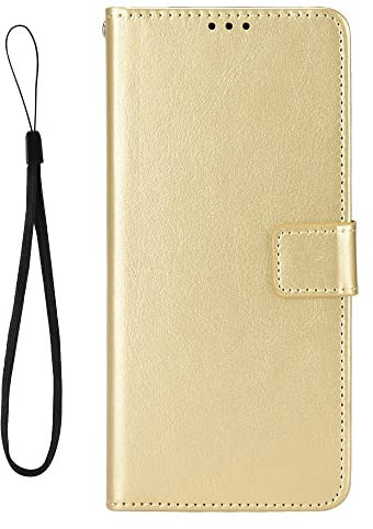 TIANYUE Coque Nokia 108 4G (2024)/HMD 105 5G, Etui Portefeuille Antichoc TPU avec Emplacements Cartes, avec Fermeture Magnétique Cases pour Nokia 108 4G (2024)/HMD 105 5G-Or