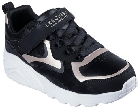 Skechers Girl's Uno Lite Metallic Burst Sneaker
