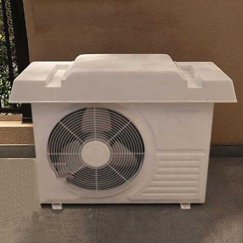 SARKEY Coperture for Climatizzatori for unità Esterne, Tettoia in Plastica PVC, Copertura Superiore del Condizionatore, Antivento Antipioggia Facile, for Pompa di Calore/condensatore Mini-spli