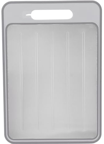KooingTech Defrosting Board, Defrost Tray,Defrosting Tray Cutting Board, Double Sided Chopping Thawing Plate with Sharpener