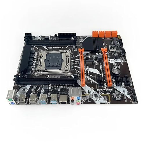 Scheda madre desktop X99 LGA 2011-3 per processori Intel Xeon E5 V3/V4, Core i7 (ATX, DDR4 MAX 128GB, PCIe 3.0, NVME/NGFF M.2, Gigabit LAN) 8SATA2.0/2*PCI-E 16X Soft Routing Board