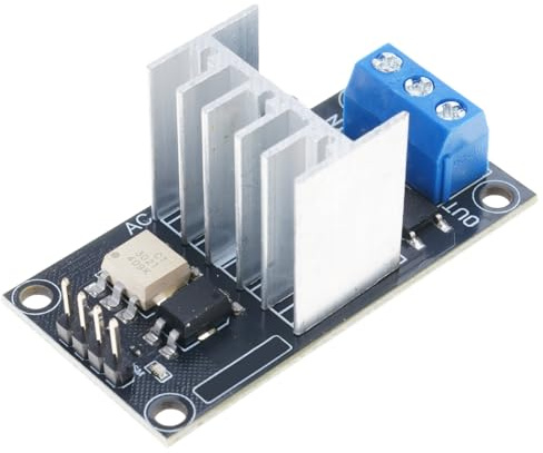 LLINthy Light Lamp Dimmer Module 1 Channel 8A 3.3V/5V for Home Industrial Setting Support 8A Load Current Light Dimmer Module Easy Wiring