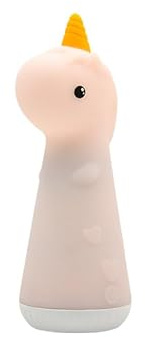 Robo Toys Einhorn Nachtlicht für Baby dimmbar & Taschenlampe für Kinder – Niedliche Einschlafhilfe aus BPA-freiem Silikon, wiederaufladbar per USB