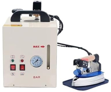 Plancha portátil, Caldera De Eléctrica Vertical Portátil Alta Velocidad, Máquina Planchar Industrial 4L Con Plancha Ropa, Nuevo Motor,para el hogar, la oficina y los viajes