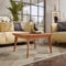 Krok Wood Couchtisch Paris aus Massivholz (Buche, 75 x 75 x 45 cm)