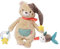 Fehn Activity Spielzeug Bär - Motorikspielzeug mit Klettverschluss - Baby Spieltier mit Greif Elementen - Babyspielzeug zum Greifen & Entdecken - Kuscheltier für Babys & Kleinkinder ab 0+ Monaten
