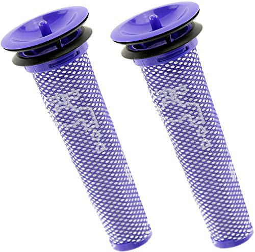 Filtro Dyson compatibile con aspirapolvere DC58 DC59 DC61 DC62 V6 V7 V8 Animal lavabile pre motore stick di ricambio – Confezione da 2