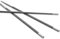 Lot de 3 limes rondes 5,5 mm Pour chaîne de tronçonneuse à spirales .404 chaînes