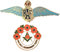 Smartbadge® Royal Air Force Sweetheart Wings Brosche und Freimaurer We Will Remember Harte Emaille Anstecknadel
