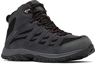 Columbia Herren First Generation Crestwood Mid Waterproof Wanderschuh, Schwarz, Anthrazit, 40 EU Weit