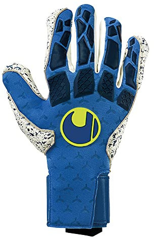 Uhlsport Hyperact Supergrip Handschuhe Night Blau/Weiß/Fluo Gelb 9