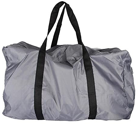 JZK Borsa da barca gonfiabile portatile grigia, pieghevole, borsa per canottaggio, accessorio per barca, borsa per trasloco, con manici e cerniera, per viaggi e sport