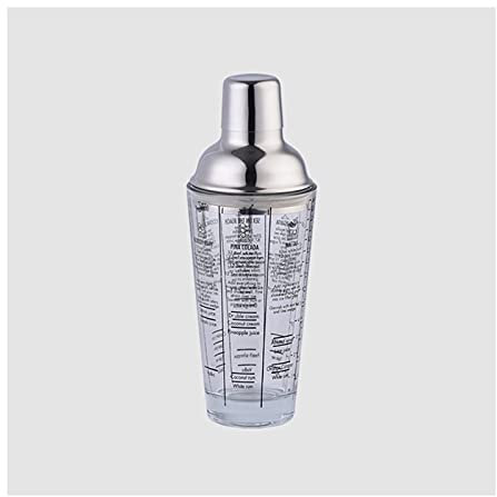 Cocktail Shaker Set Ensemble à Cocktail Shaker Kit de barman en acier inoxydable de cocktail Shaker Kit de barman Vin and Martini Shaker Professional Bar Outil avec barre à barres for le mélange de bo