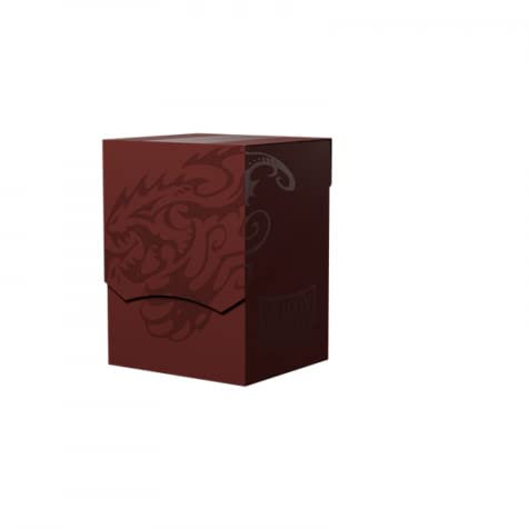 Dragon Shield Card Deck Box – Deck Shell: Blood Red/Black – Durable and Sturdy TCG, OCG Card Storage – Compatible with Pokemon Yugioh Commander and MTG Magic: The Gathering Cards